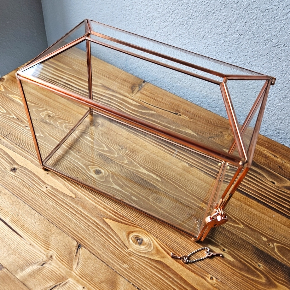 Rose Gold Card Box